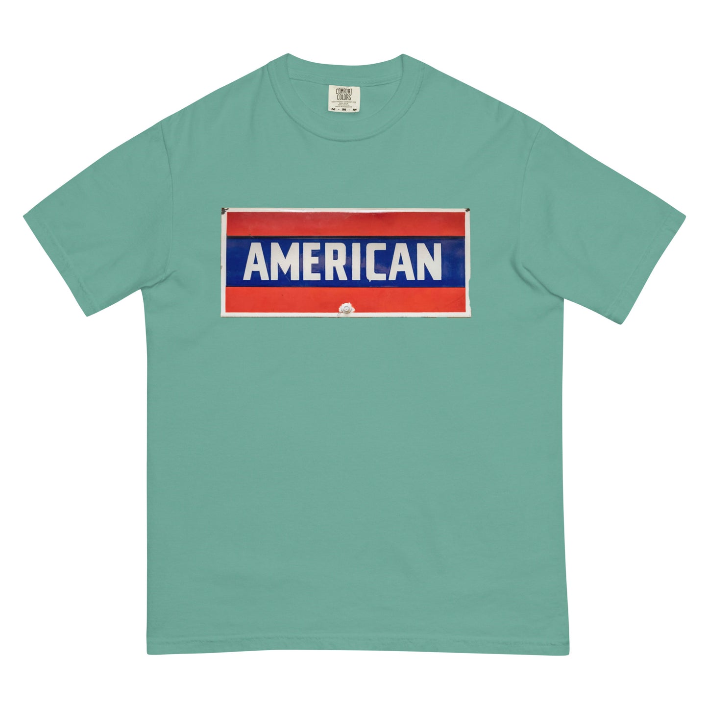 American Sign Porcelain Vintage Style Unisex garment-dyed heavyweight t-shirt