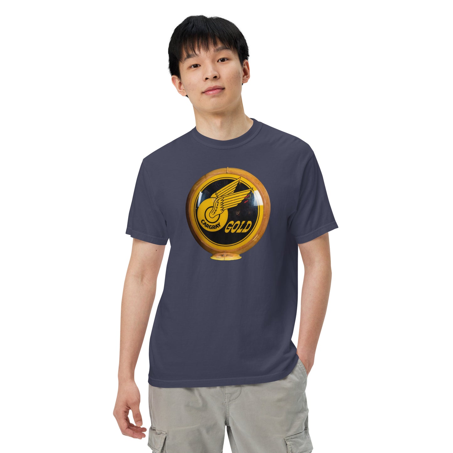 Cargray Gold Globe Style Unisex garment-dyed heavyweight t-shirt