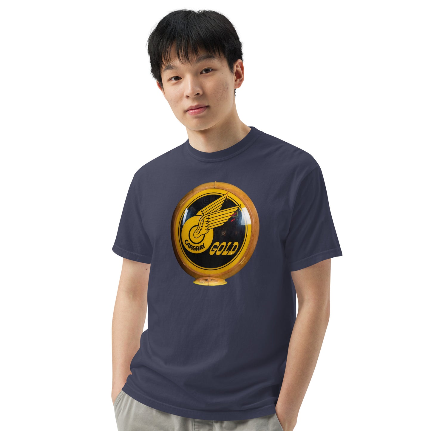 Cargray Gold Globe Style Unisex garment-dyed heavyweight t-shirt