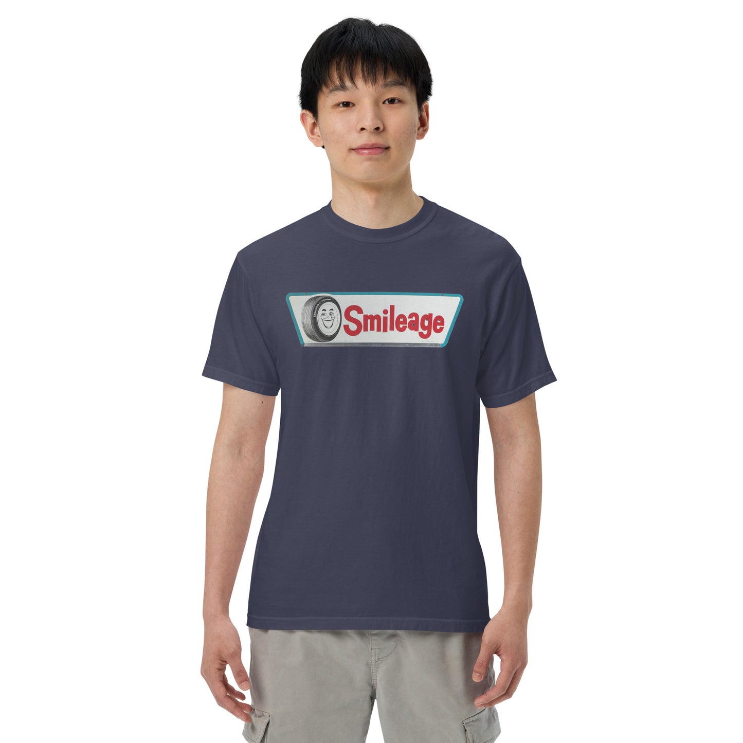 Smileage Tin Style Unisex Heavyweight T-Shirt