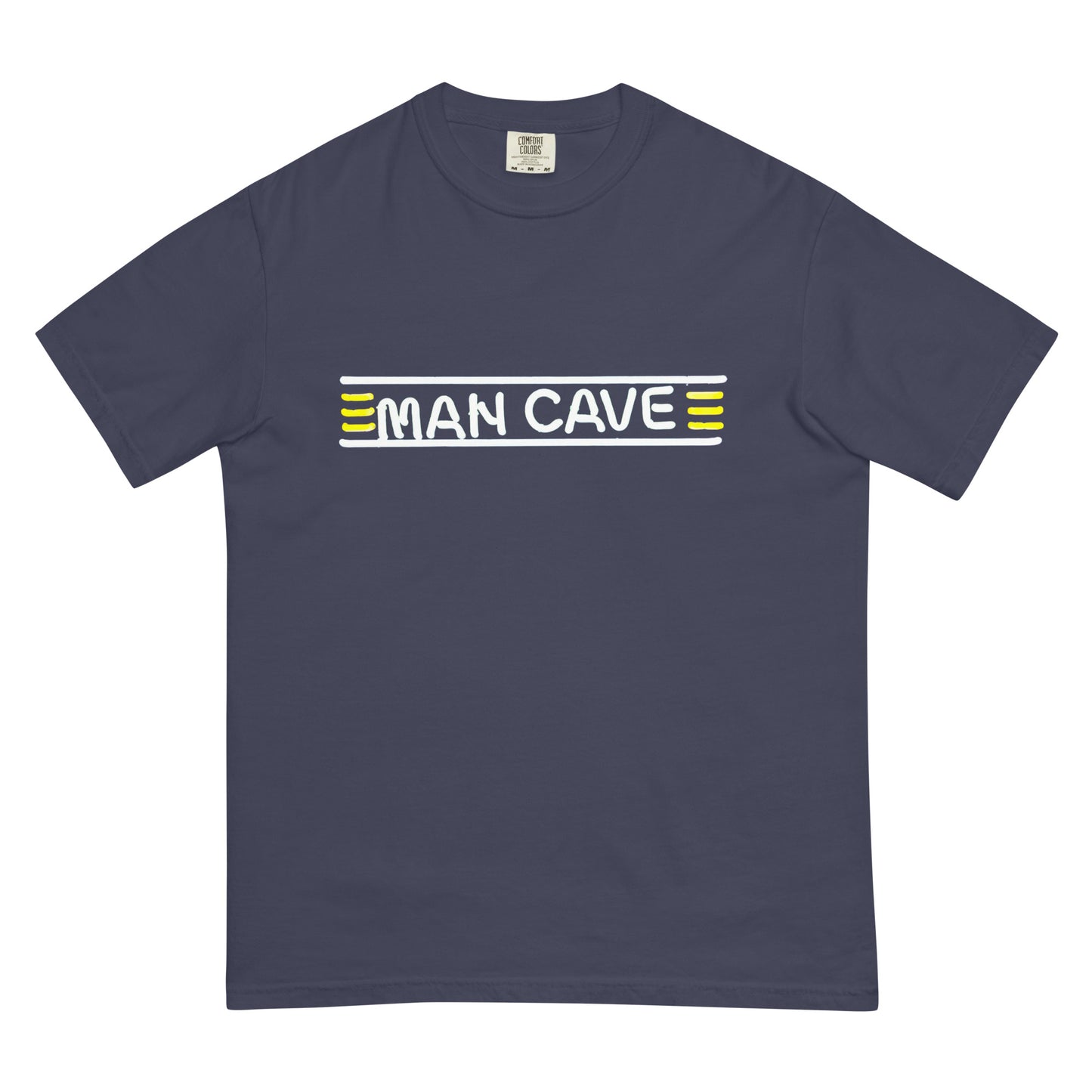 Man Cave Neon Style Unisex garment-dyed heavyweight t-shirt