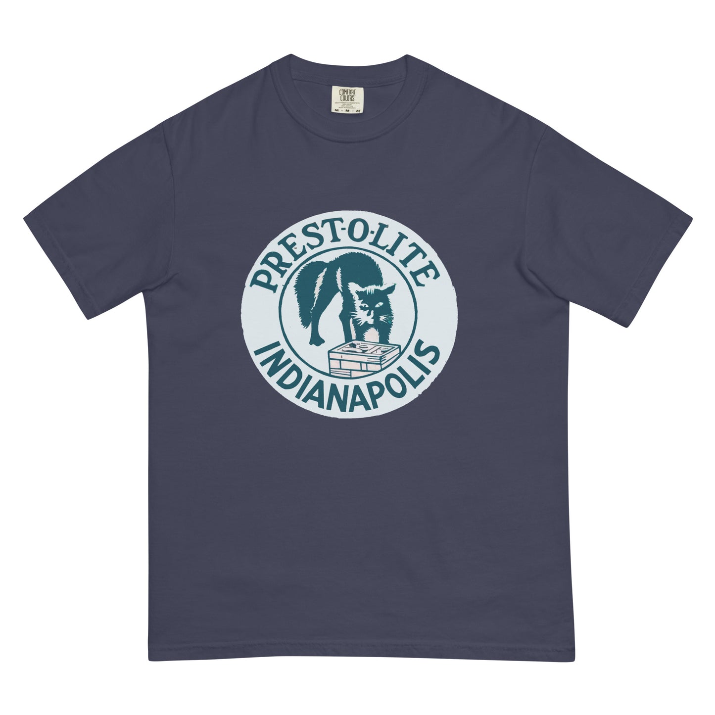 Vintage PrestoLite Battery Sign Unisex garment-dyed heavyweight t-shirt