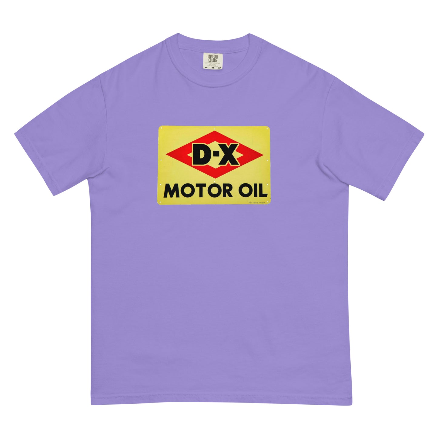 DX Oil Vintage Sign Style Unisex garment-dyed heavyweight t-shirt