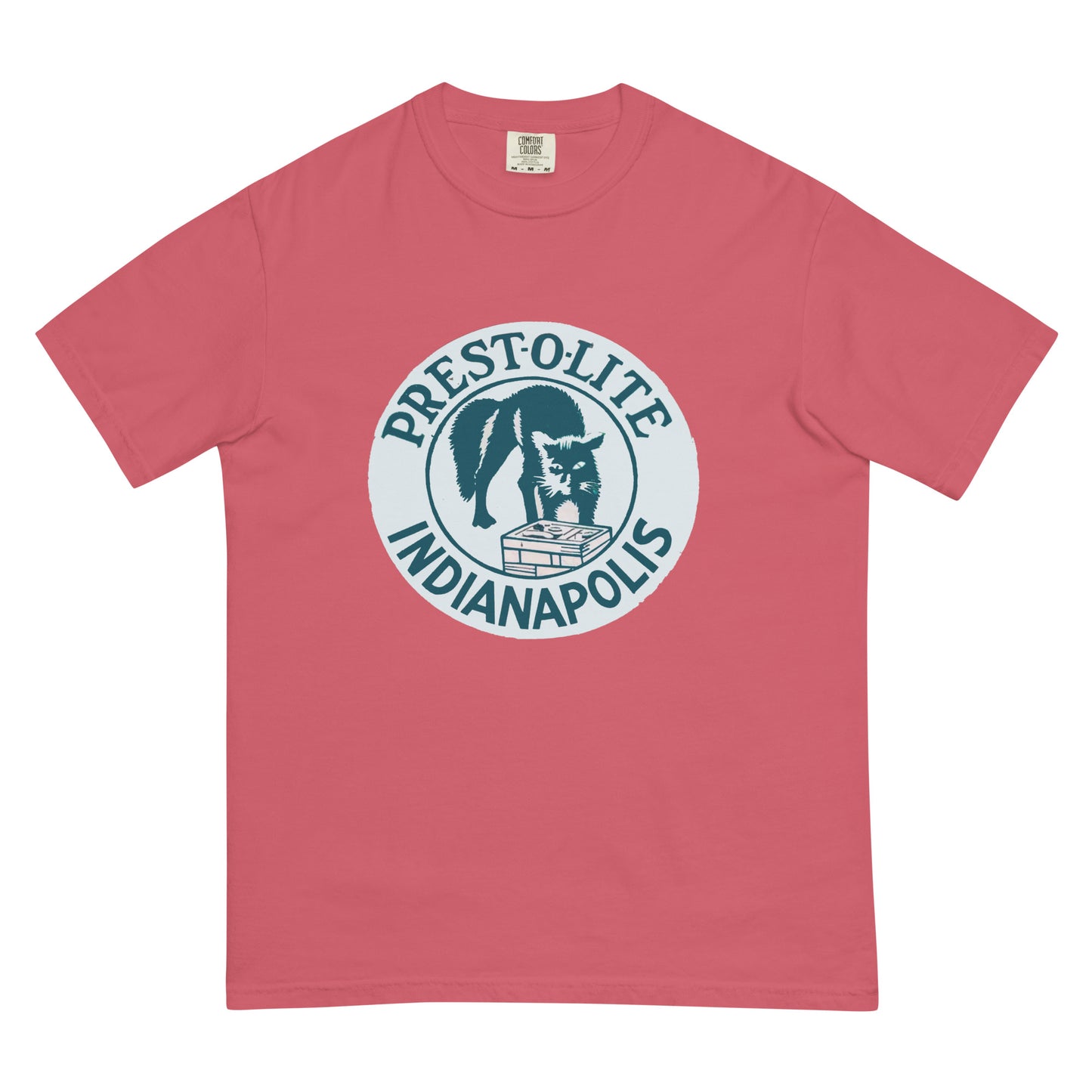 Vintage PrestoLite Battery Sign Unisex garment-dyed heavyweight t-shirt