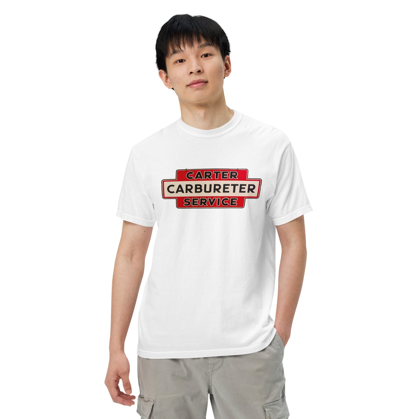 Carter Carb Service Unisex Heavyweight T-shirt Design