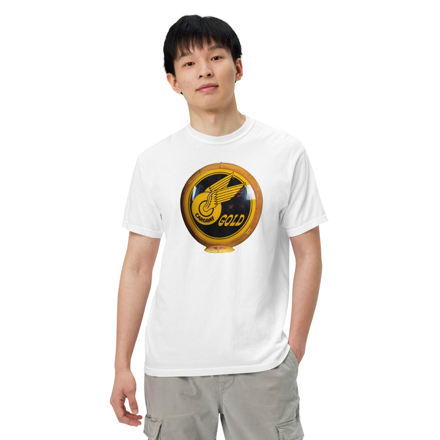 Cargray Gold Globe Style Unisex garment-dyed heavyweight t-shirt