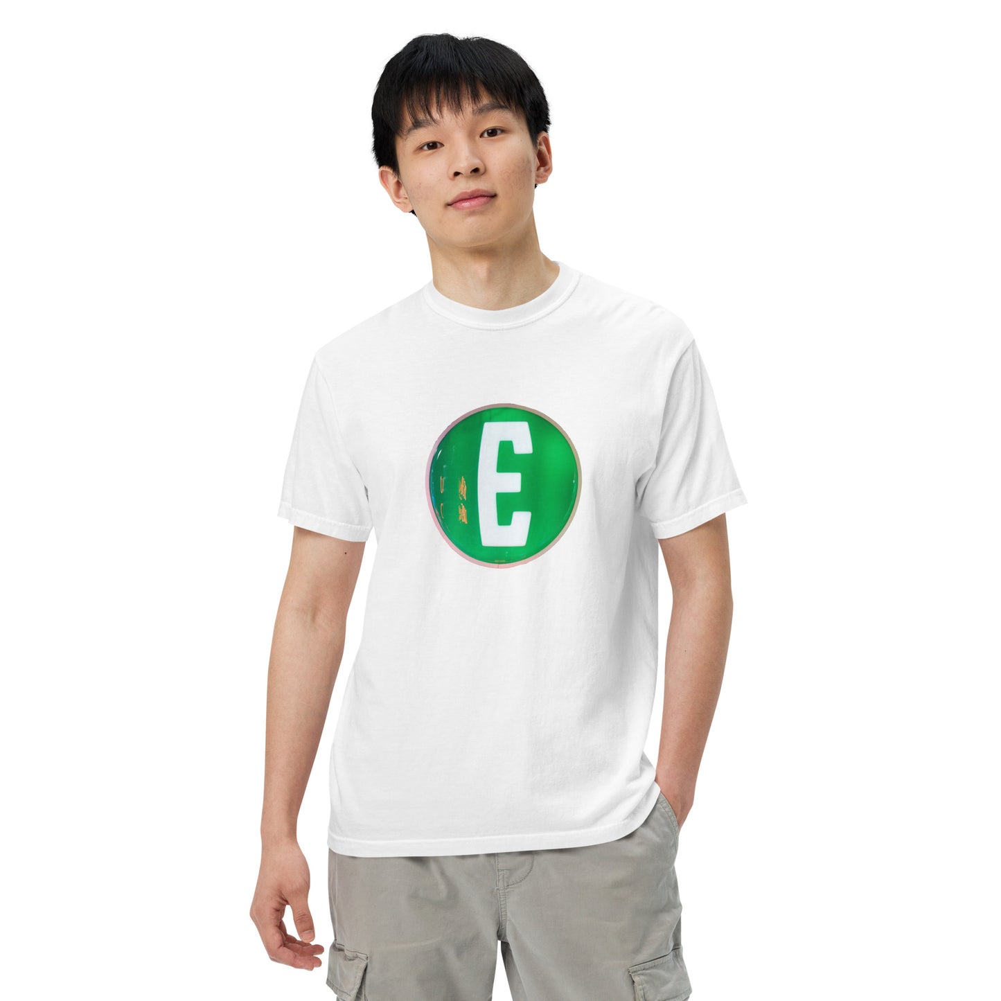 Edsel Globe Style Design Unisex garment-dyed heavyweight t-shirt