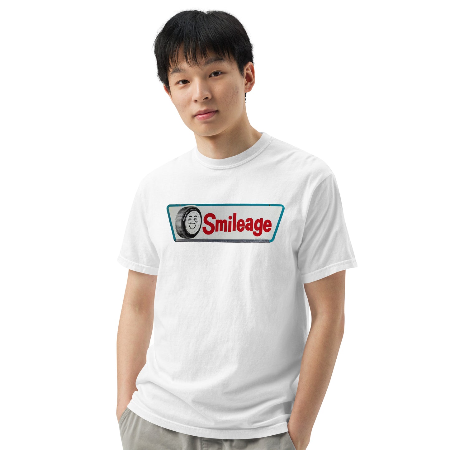 Smileage Tin Style Unisex Heavyweight T-Shirt