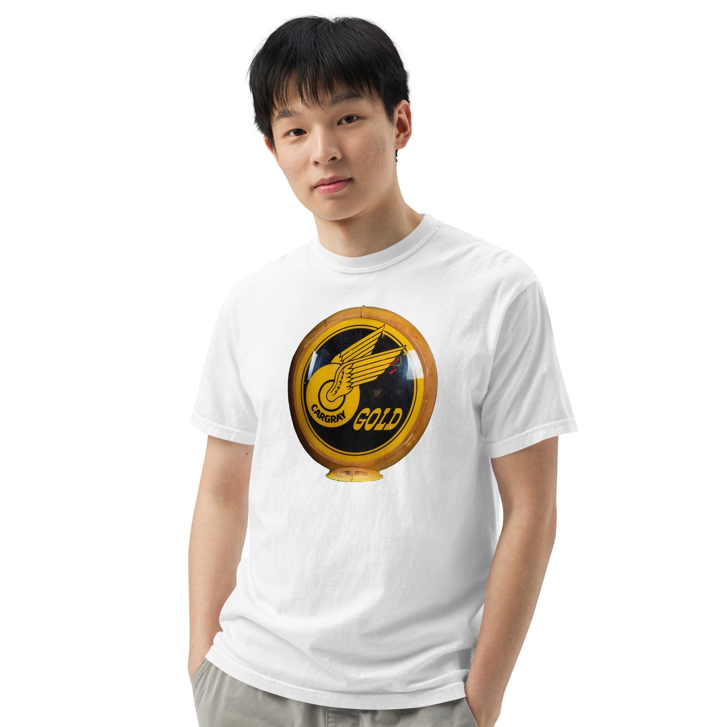 Cargray Gold Globe Style Unisex garment-dyed heavyweight t-shirt