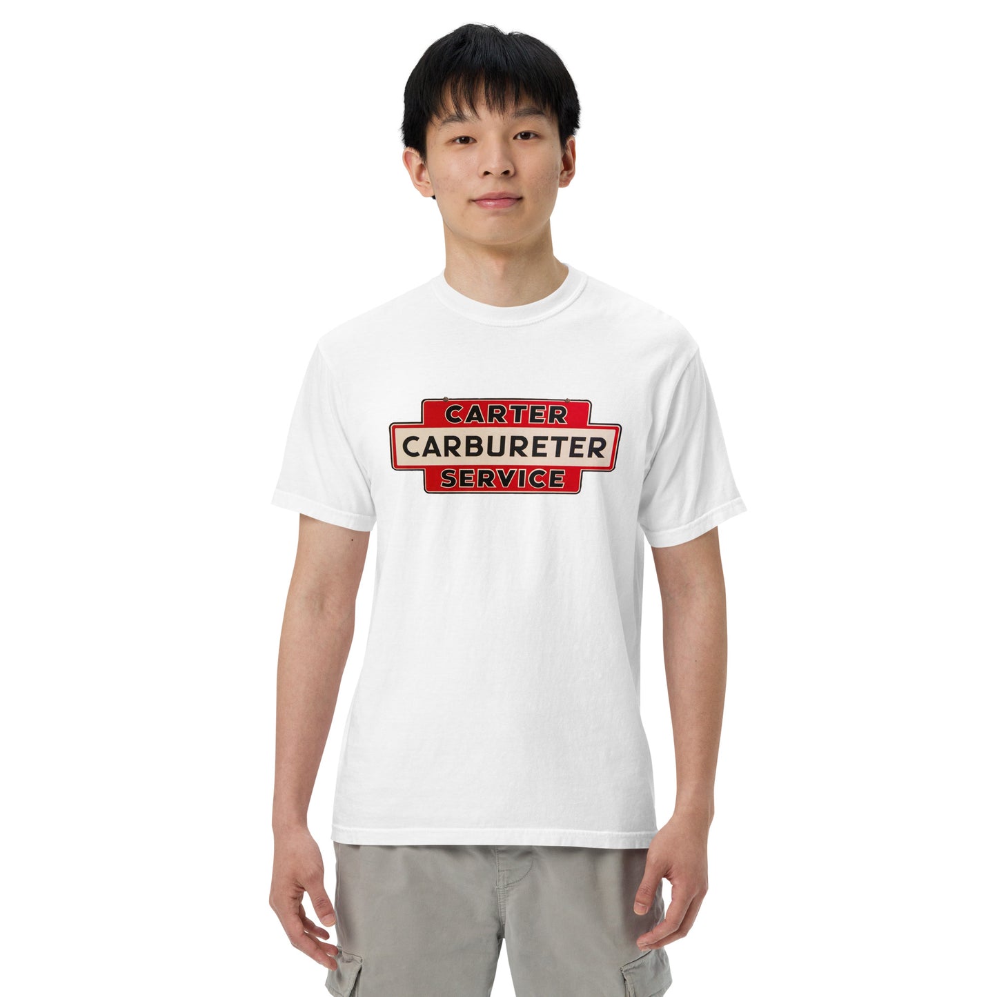 Carter Carb Service Unisex Heavyweight T-shirt Design