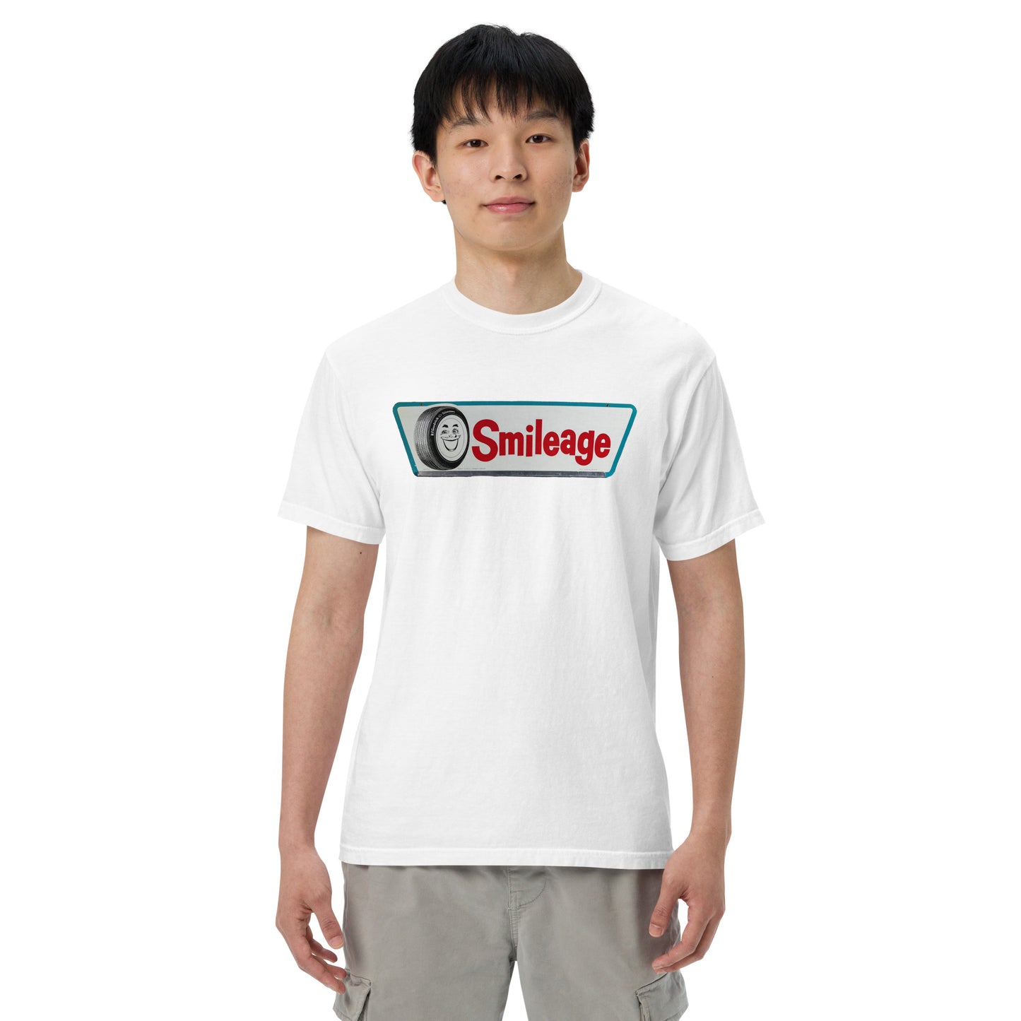 Smileage Tin Style Unisex Heavyweight T-Shirt