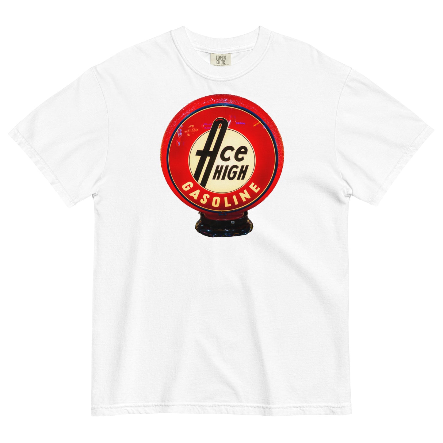 Ace High Gas Globe Style Unisex garment-dyed heavyweight t-shirt