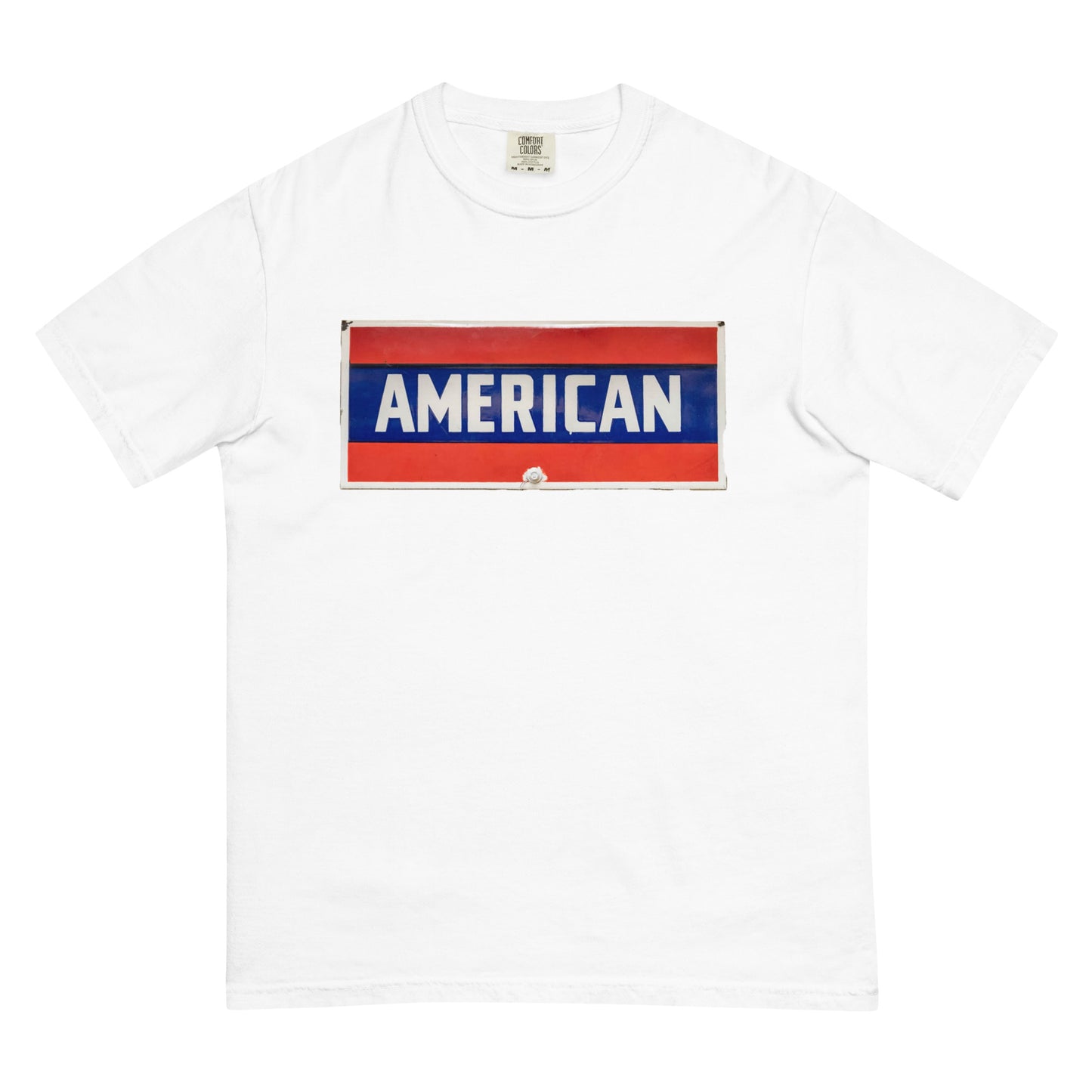 American Sign Porcelain Vintage Style Unisex garment-dyed heavyweight t-shirt