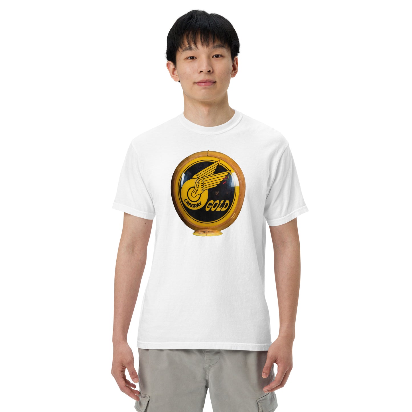 Cargray Gold Globe Style Unisex garment-dyed heavyweight t-shirt