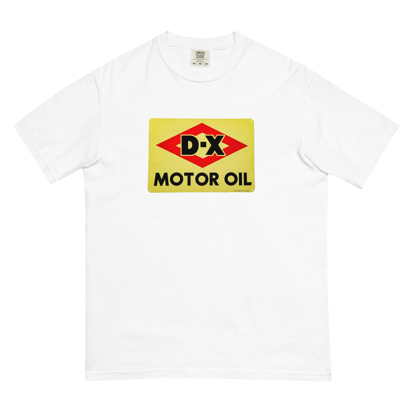 DX Oil Vintage Sign Style Unisex garment-dyed heavyweight t-shirt