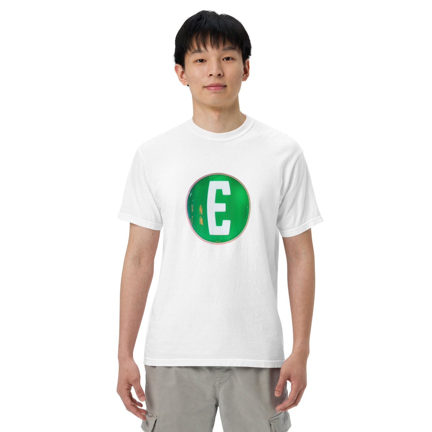 Edsel Globe Style Design Unisex garment-dyed heavyweight t-shirt