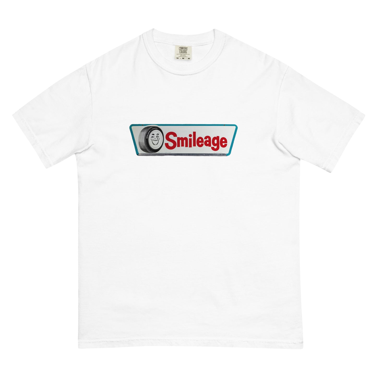 Retro Smileage Tire Sign Unisex garment-dyed heavyweight t-shirt