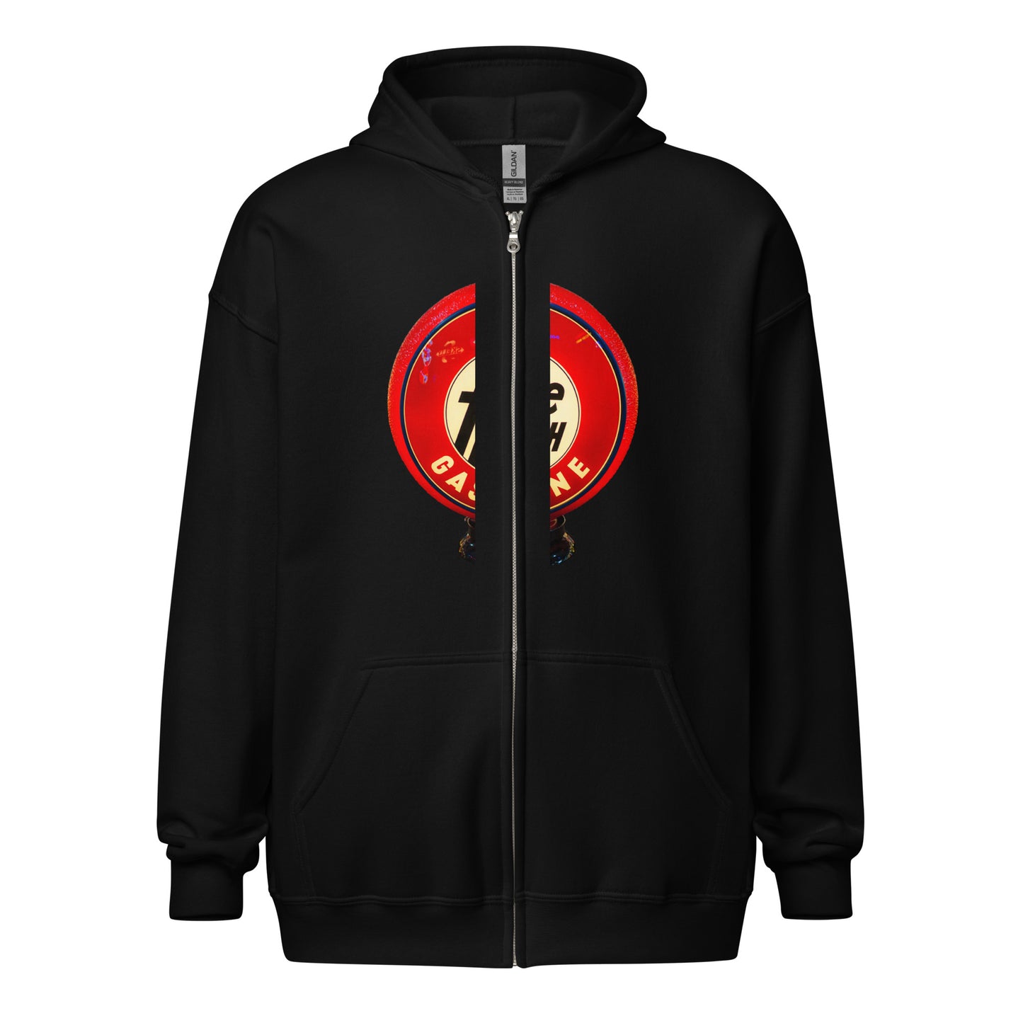 Ace High Gas Globe Style Unisex heavy blend zip hoodie