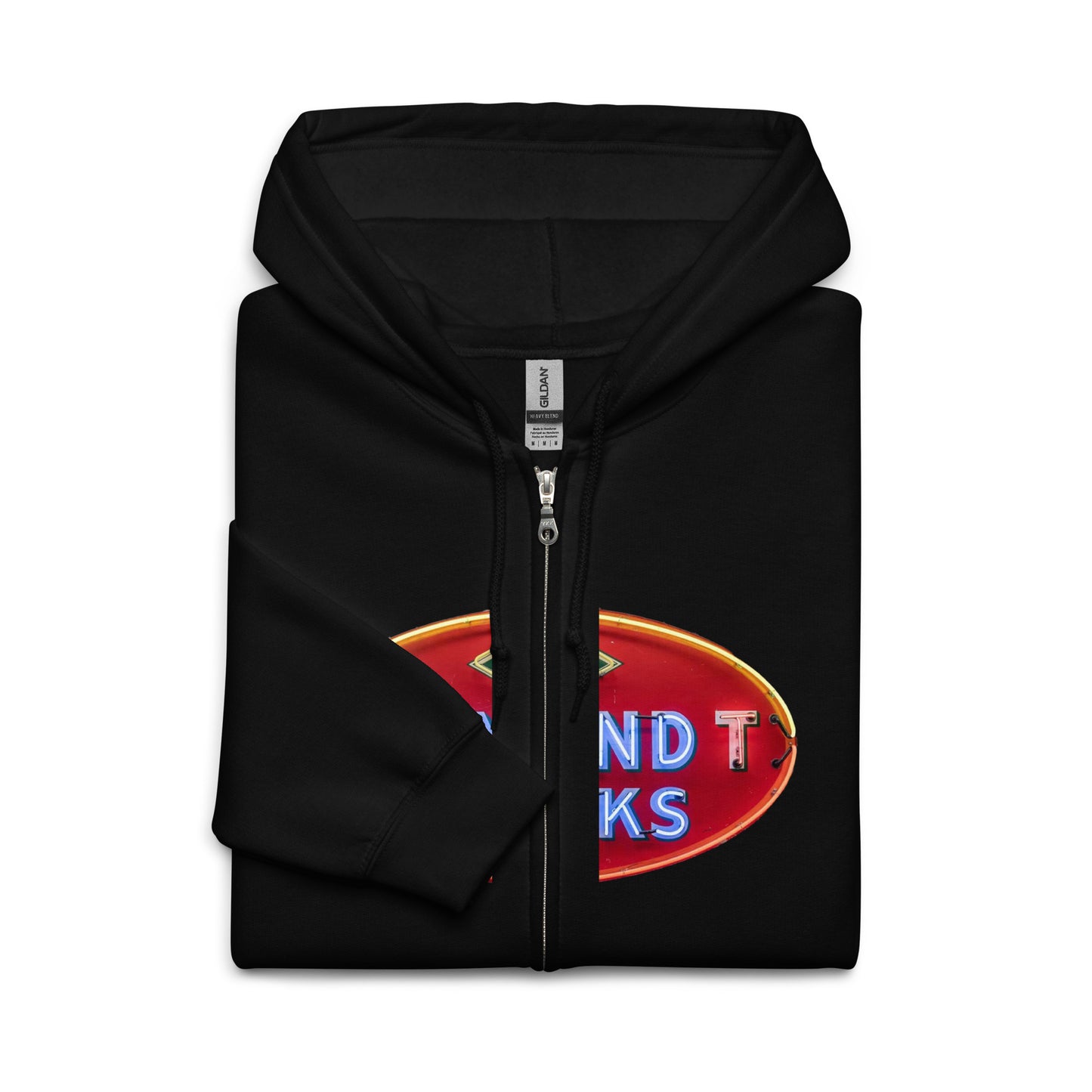 Diamond Trucks Retro Neon Sign Style Unisex heavy blend zip hoodie