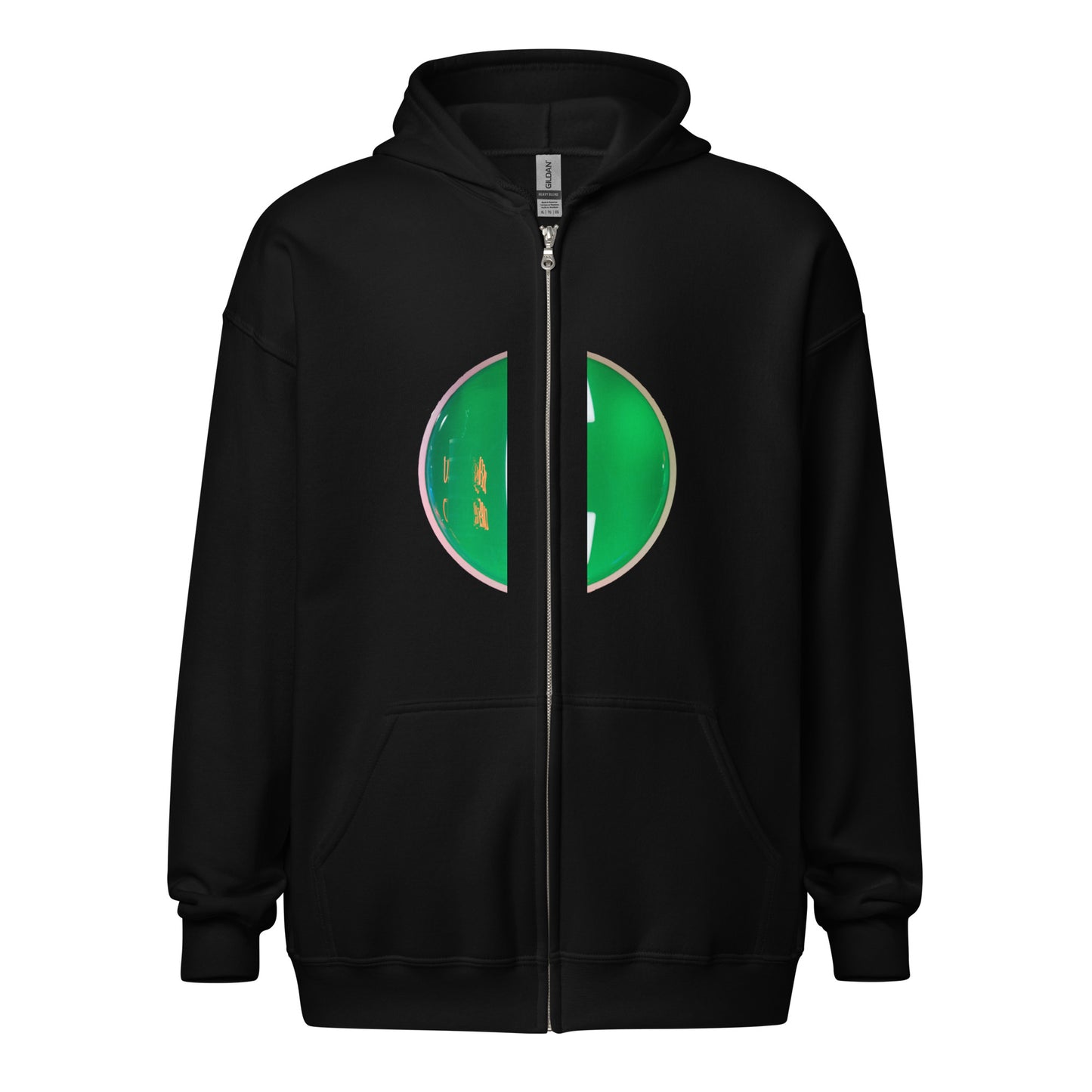 Edsel Globe Style Design Unisex heavy blend zip hoodie