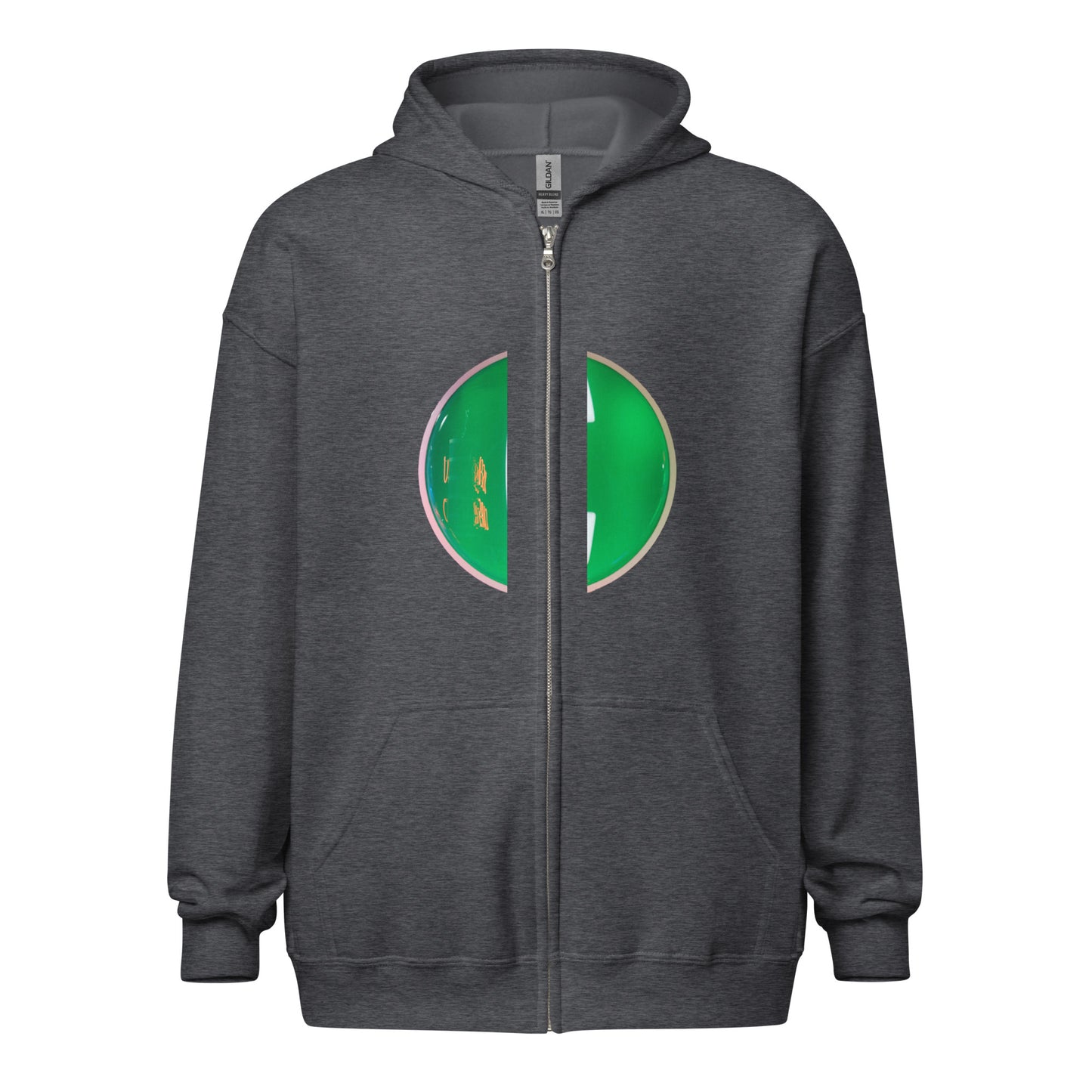 Edsel Globe Style Design Unisex heavy blend zip hoodie