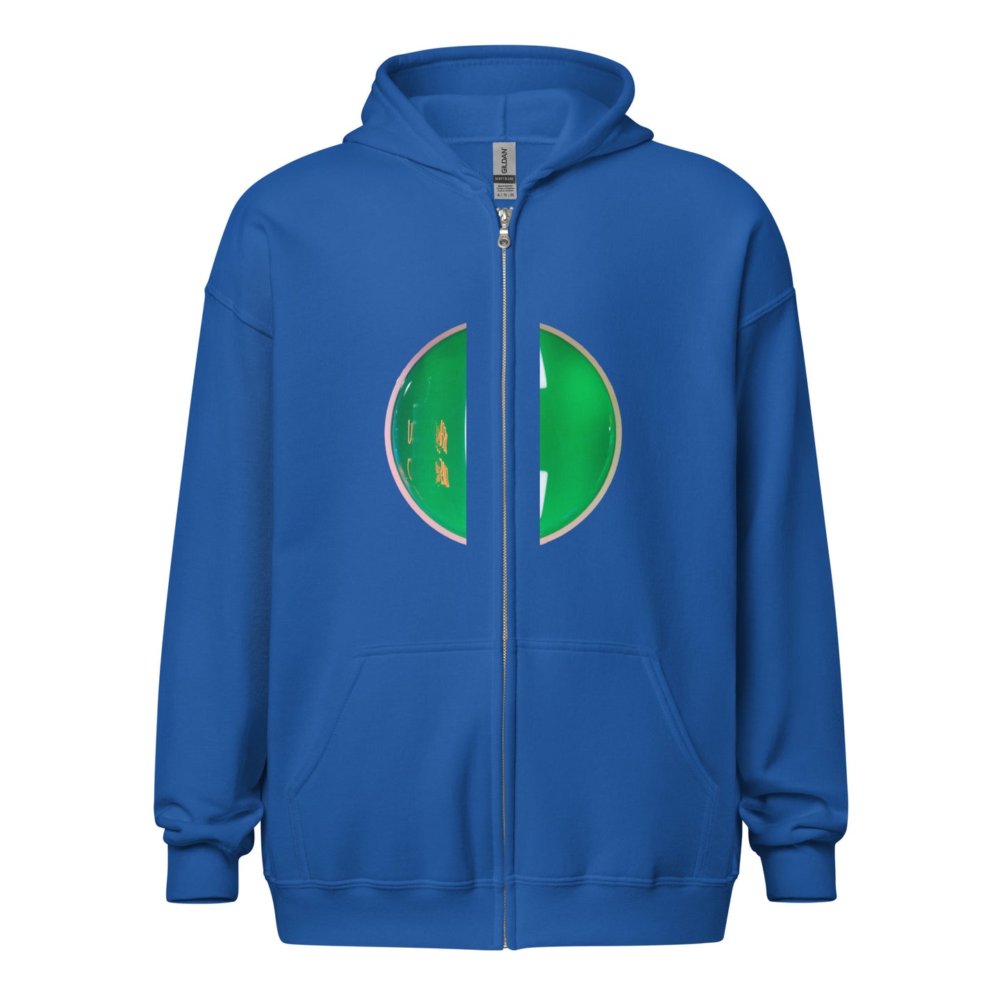 Edsel Globe Style Design Unisex heavy blend zip hoodie