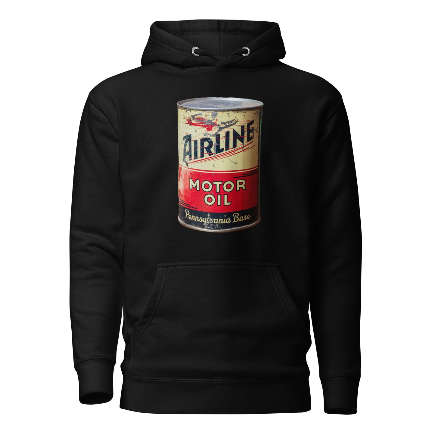 Aviation Oil Soup Can Style Unisex Hoodie