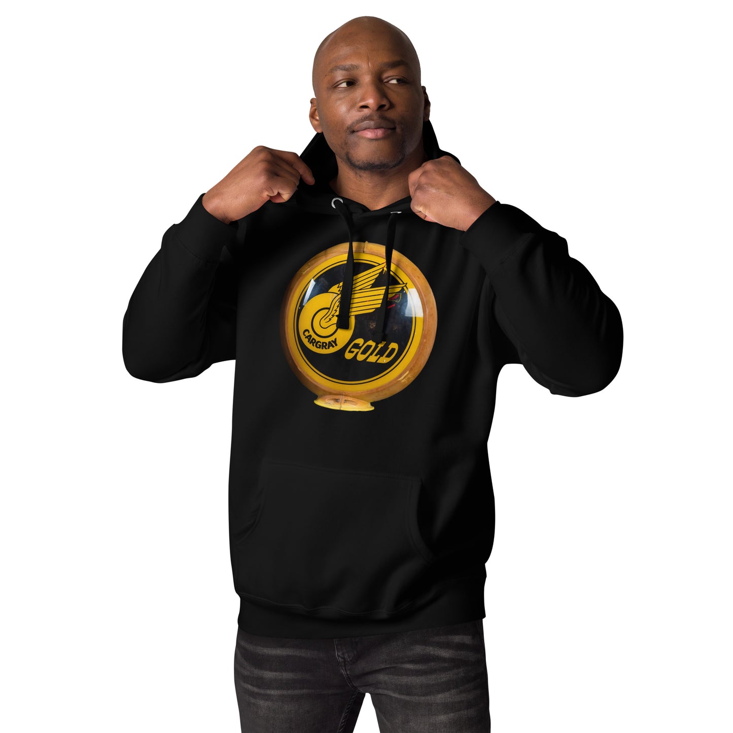 Cargray Gold Globe Style Unisex Hoodie