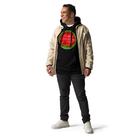 Dads Garage Retro Neon Sign Unisex Hoodie