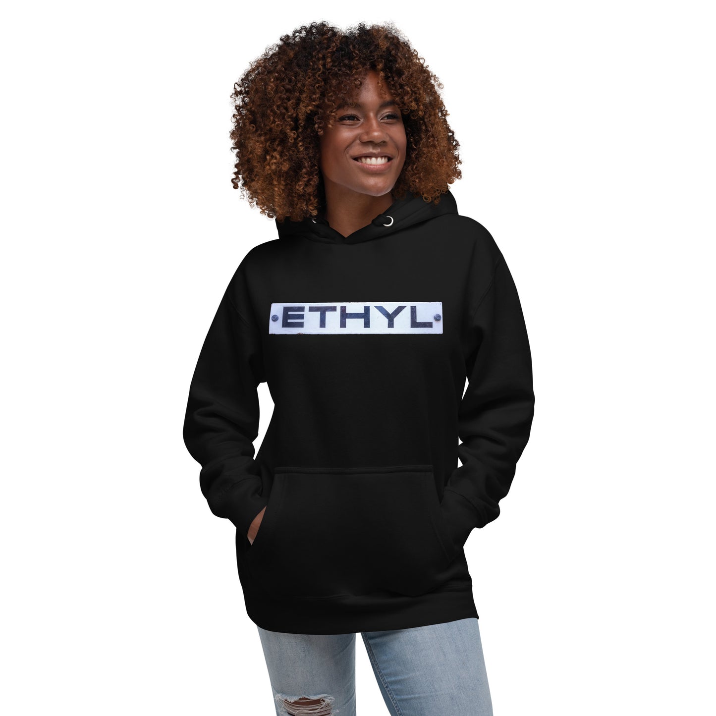 Vintage Ethyl Gas Sign Unisex Hoodie