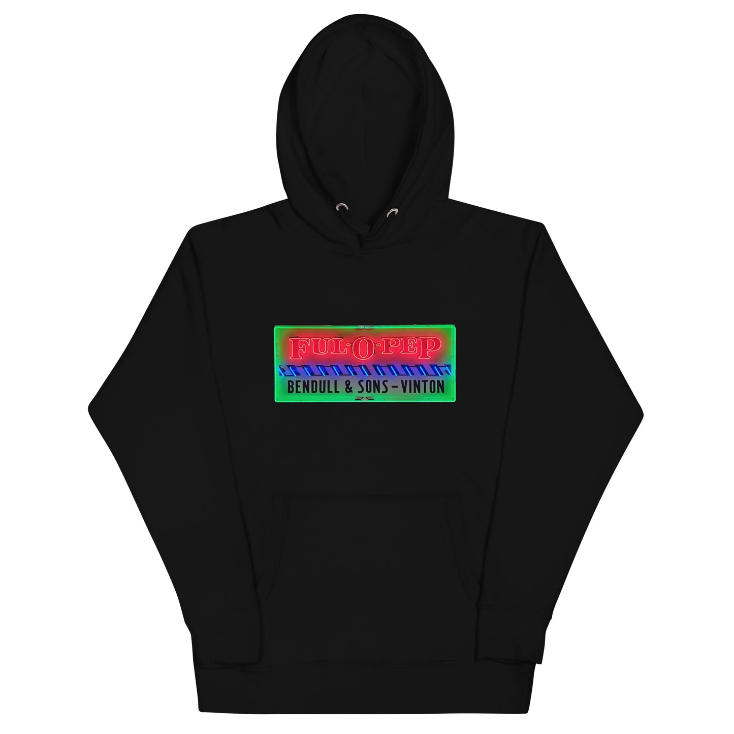 Vintage Racing Sign Neon Style Unisex Hoodie