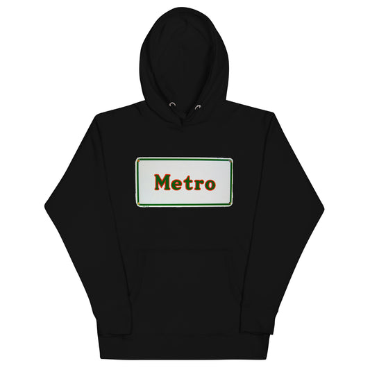 Retro Metro Tin Style Unisex Hoodie