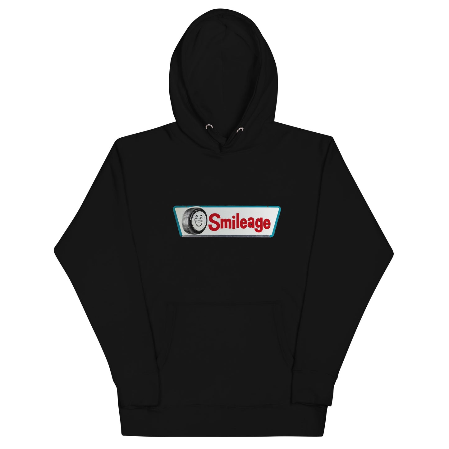 Retro Smileage Tire Sign Unisex Hoodie