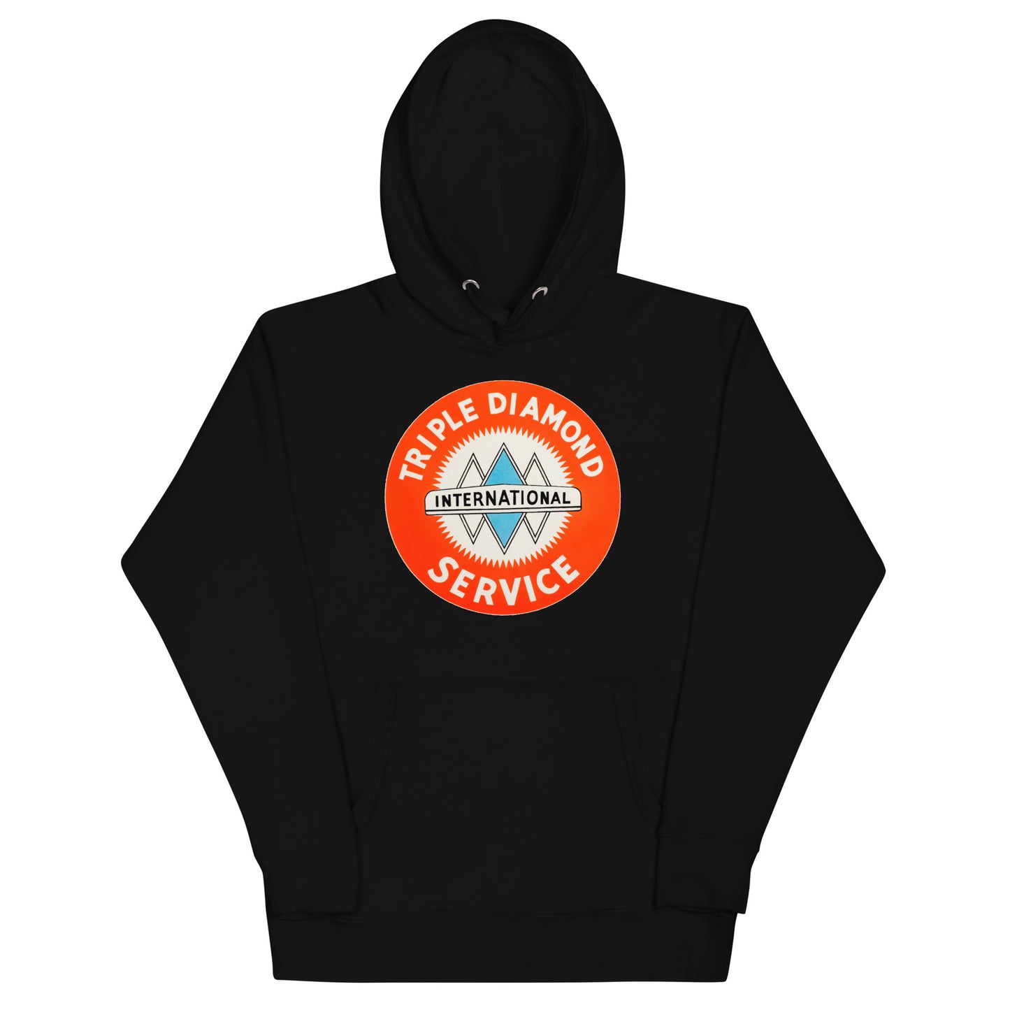 Triple Diamond Service Tin Style Unisex Hoodie