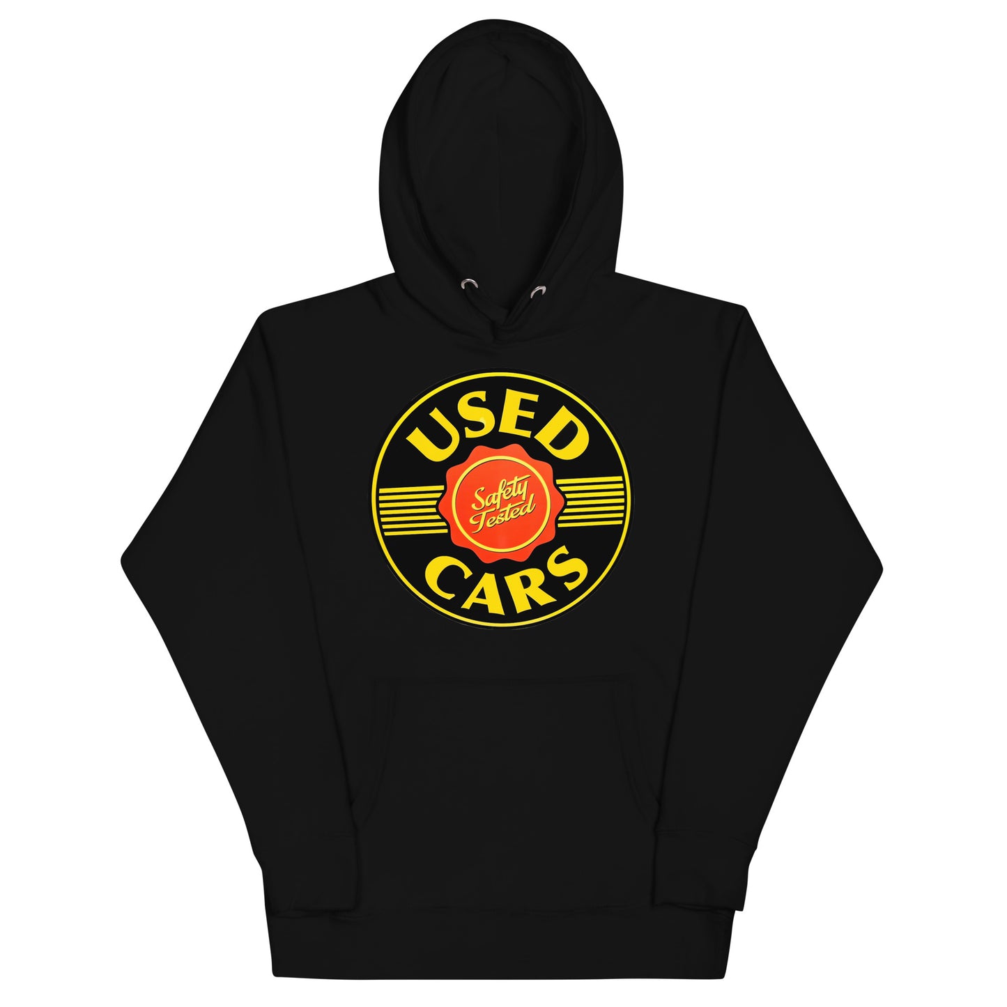 Vintage Porcelain Used Car Sign Unisex Hoodie