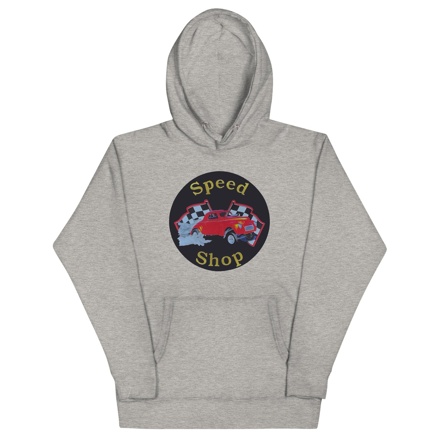 Retro Speed Shop Tin Style Unisex Hoodie