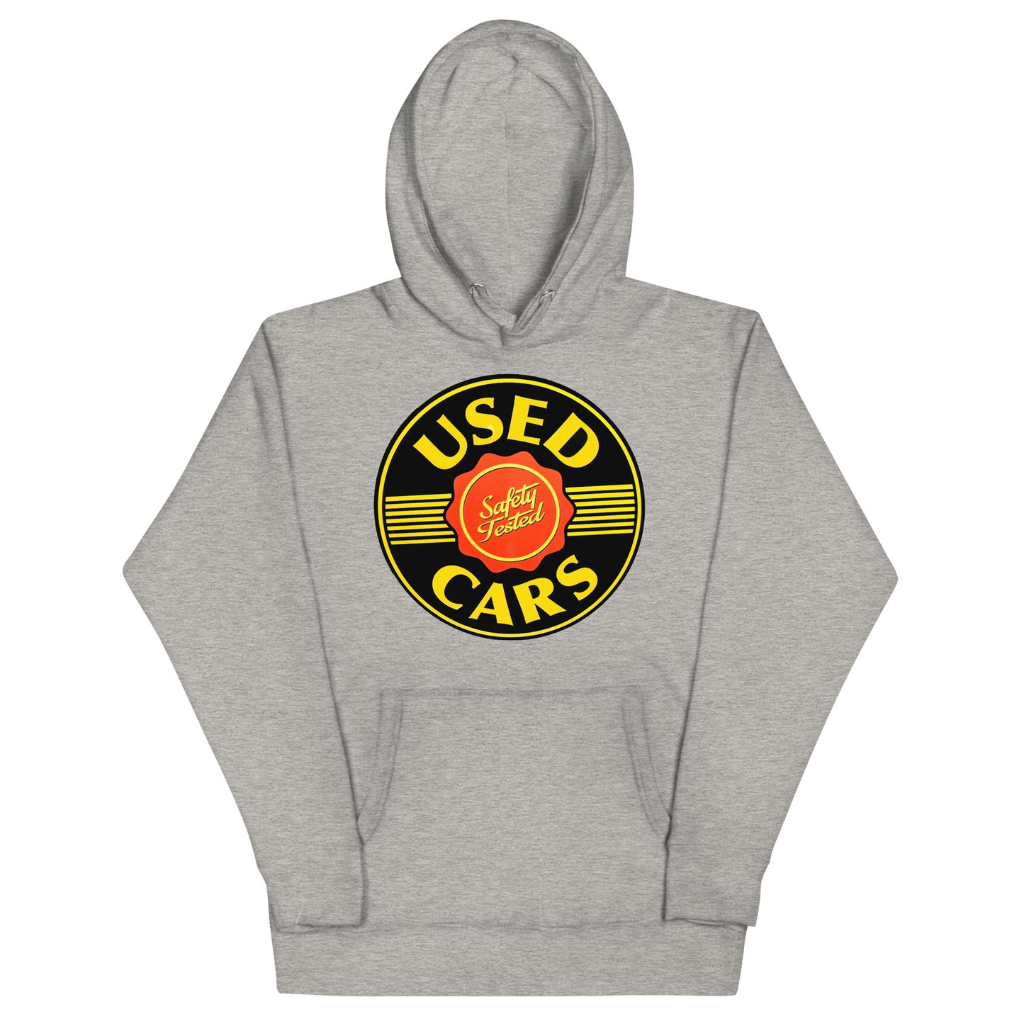 Vintage Porcelain Used Car Sign Unisex Hoodie