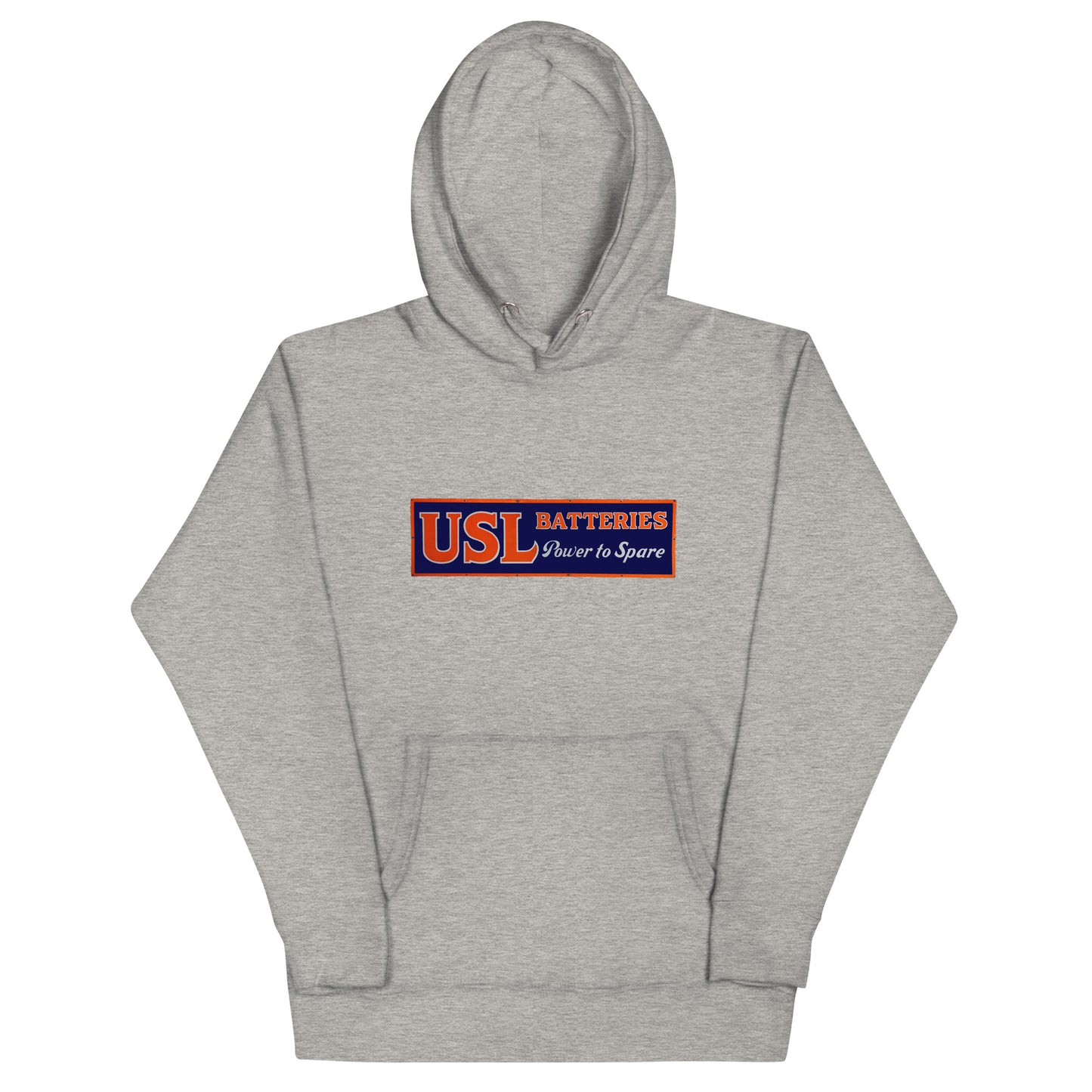 Retro USL Battery Tin Style Unisex Hoodie