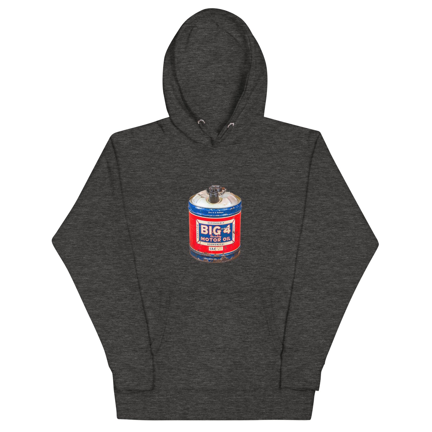 Big 4 Motor Oil Unisex Hoodie Retro Design