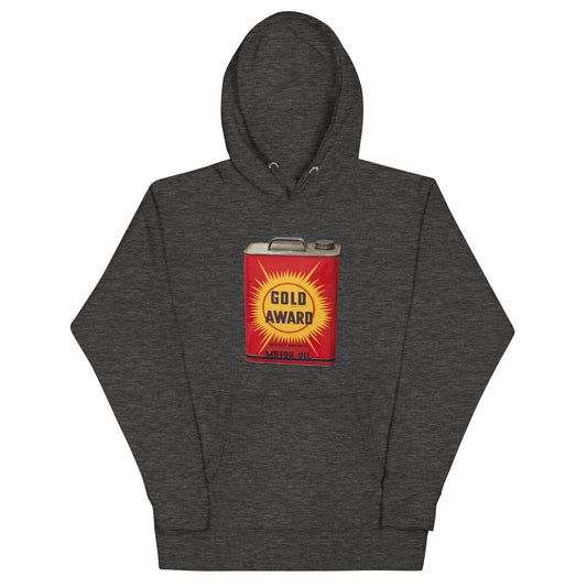 Retro Oil Can Design Unisex Hoodie