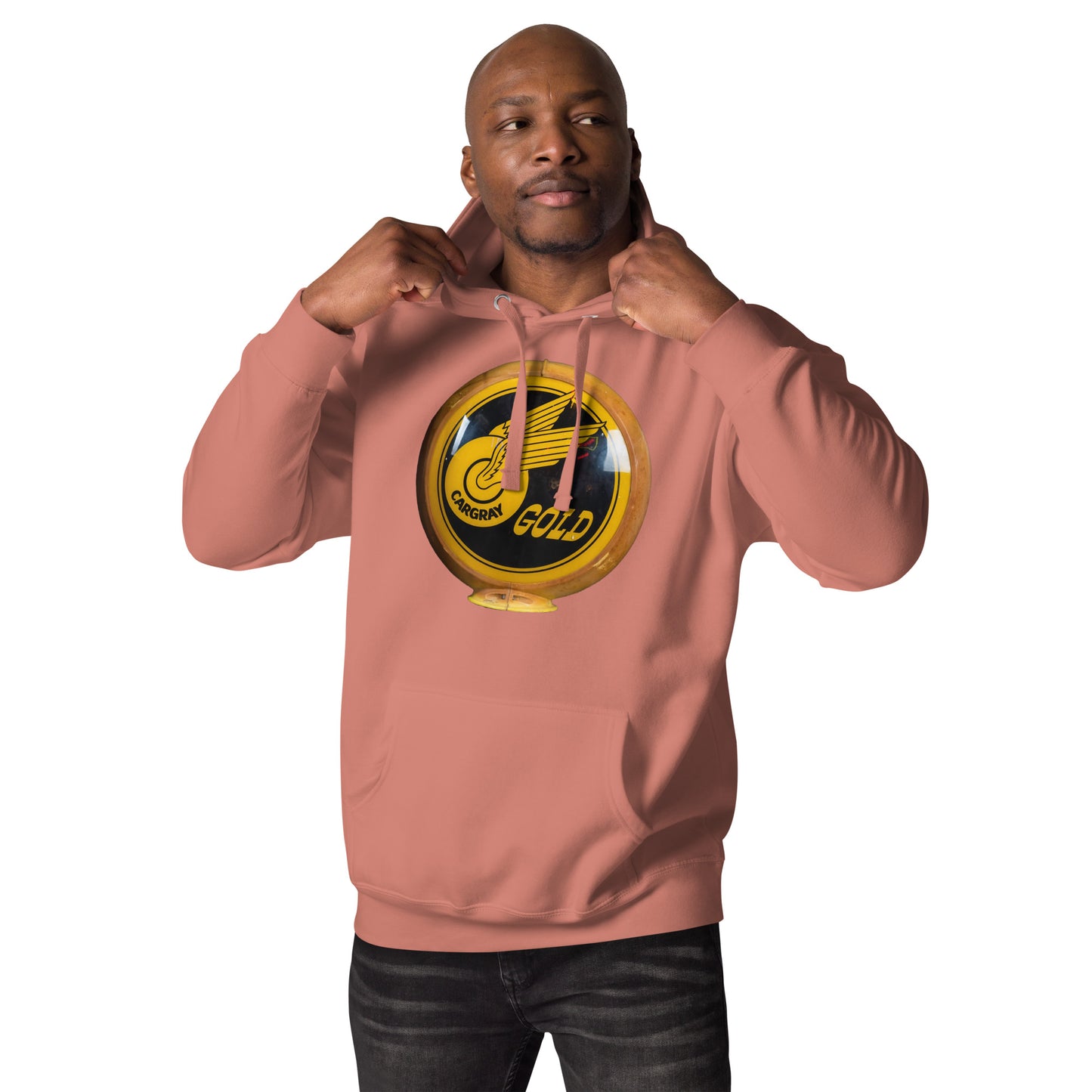 Cargray Gold Globe Style Unisex Hoodie