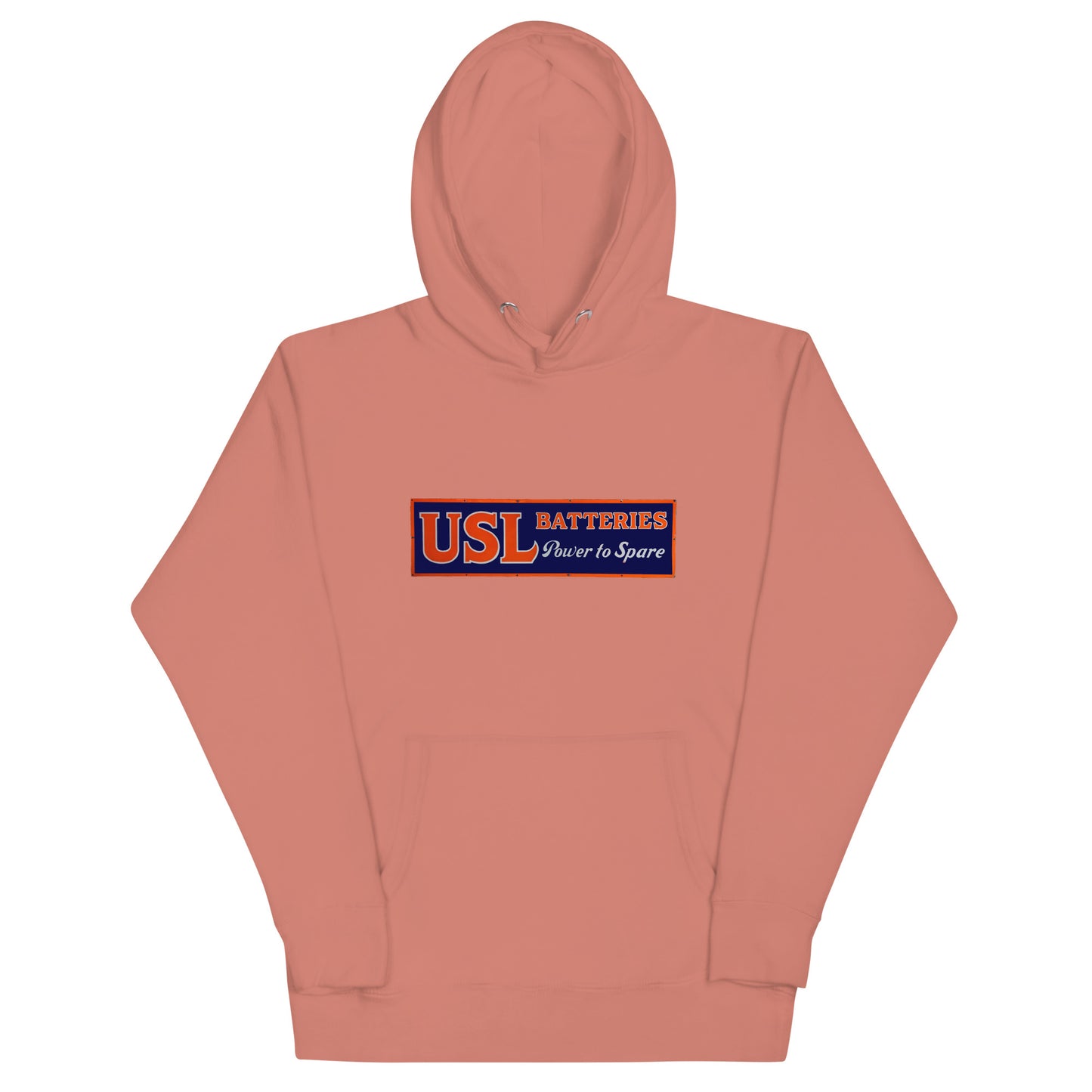 Retro USL Battery Tin Style Unisex Hoodie