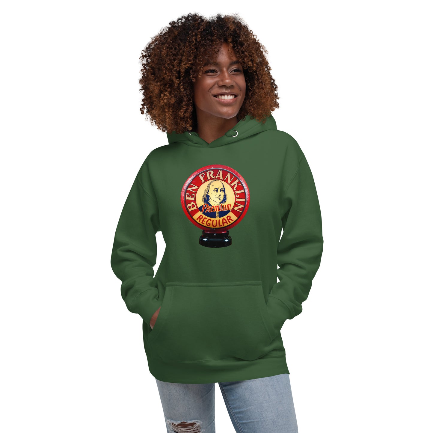 Ben Franklin Globe Style Unisex Hoodie