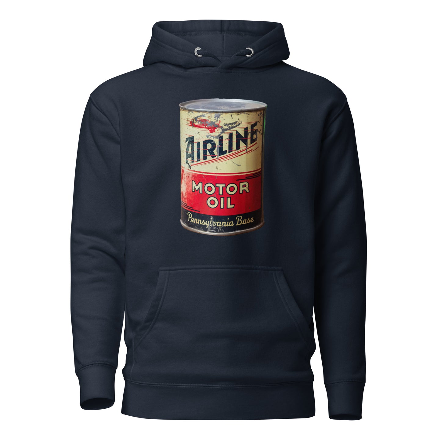 Aviation Oil Soup Can Style Unisex Hoodie