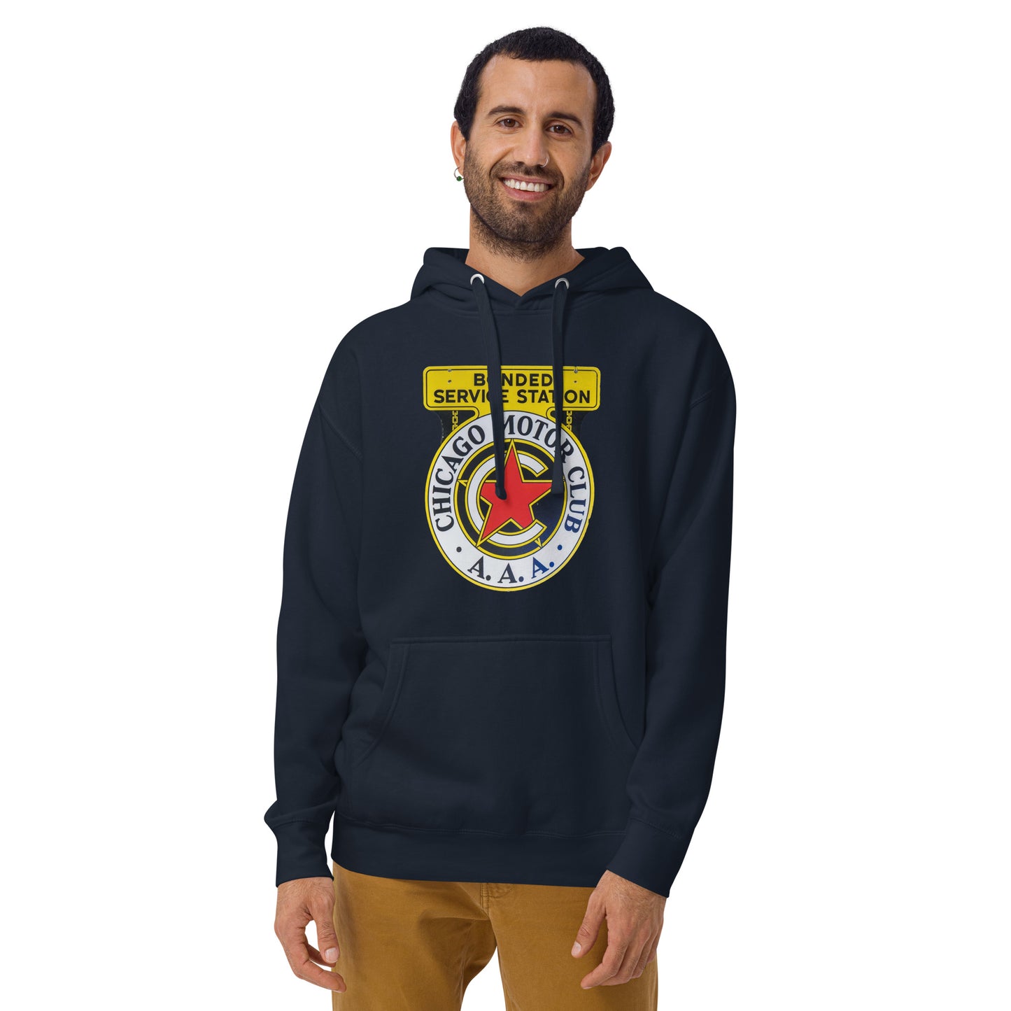 Chicago Motor Club Tin StyleUnisex Hoodie