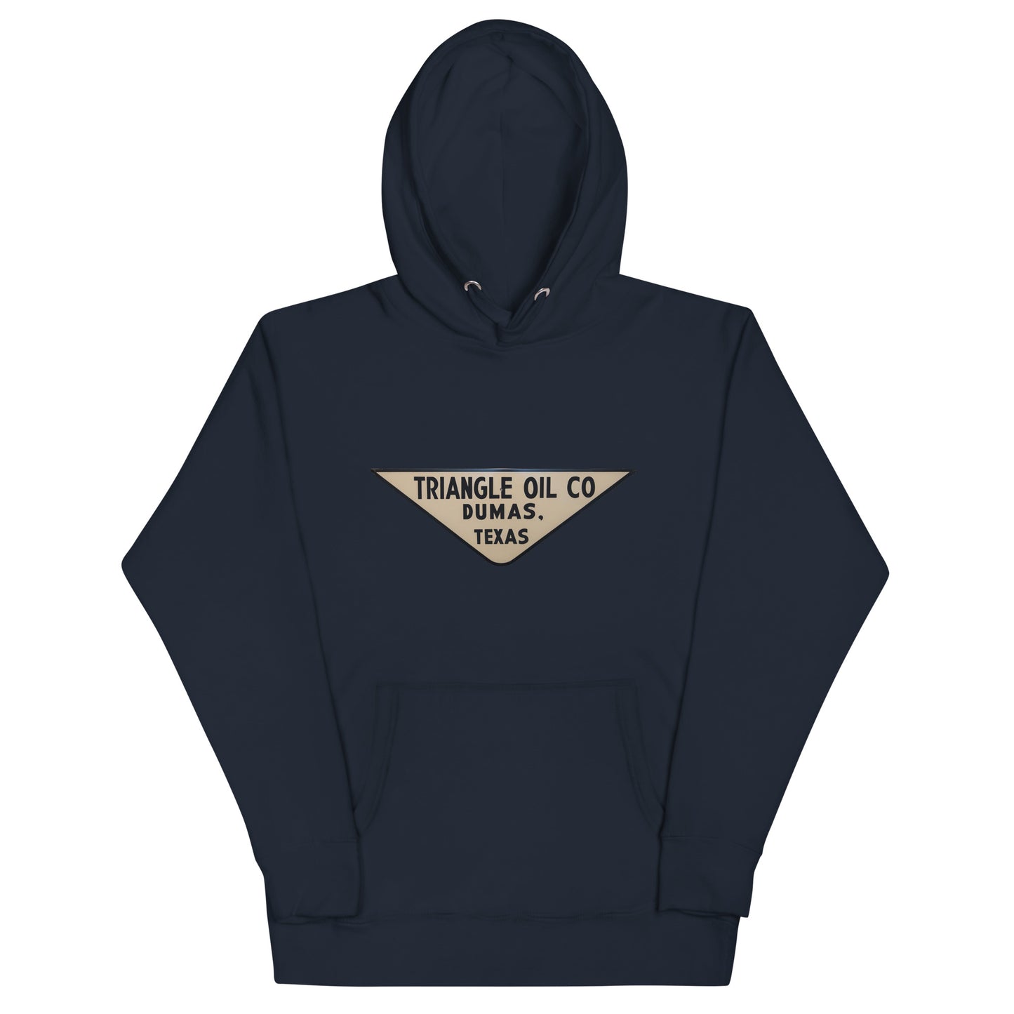 Retro Triangle Oil Company Tin Style Unisex Hoodie