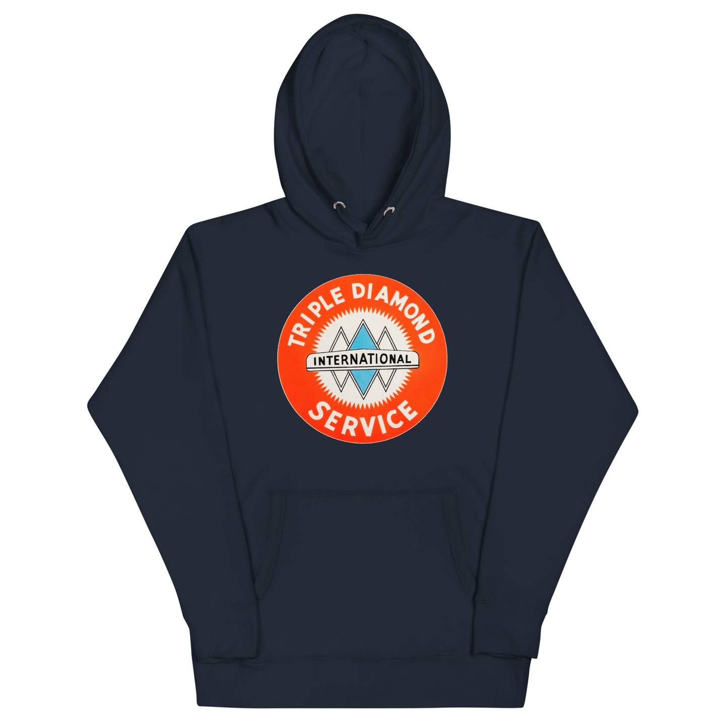 Triple Diamond Service Tin Style Unisex Hoodie