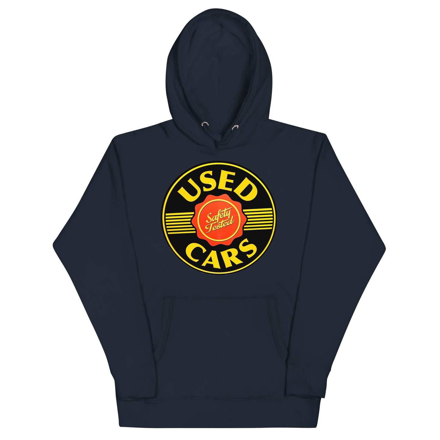 Vintage Porcelain Used Car Sign Unisex Hoodie