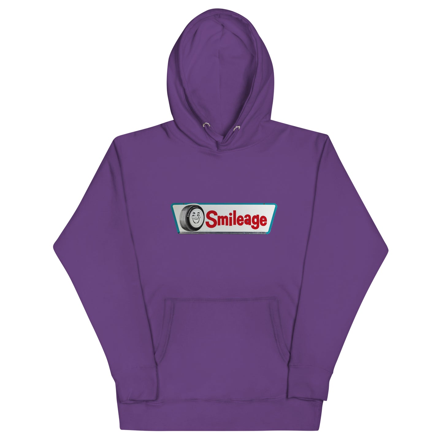 Retro Smileage Tire Sign Unisex Hoodie