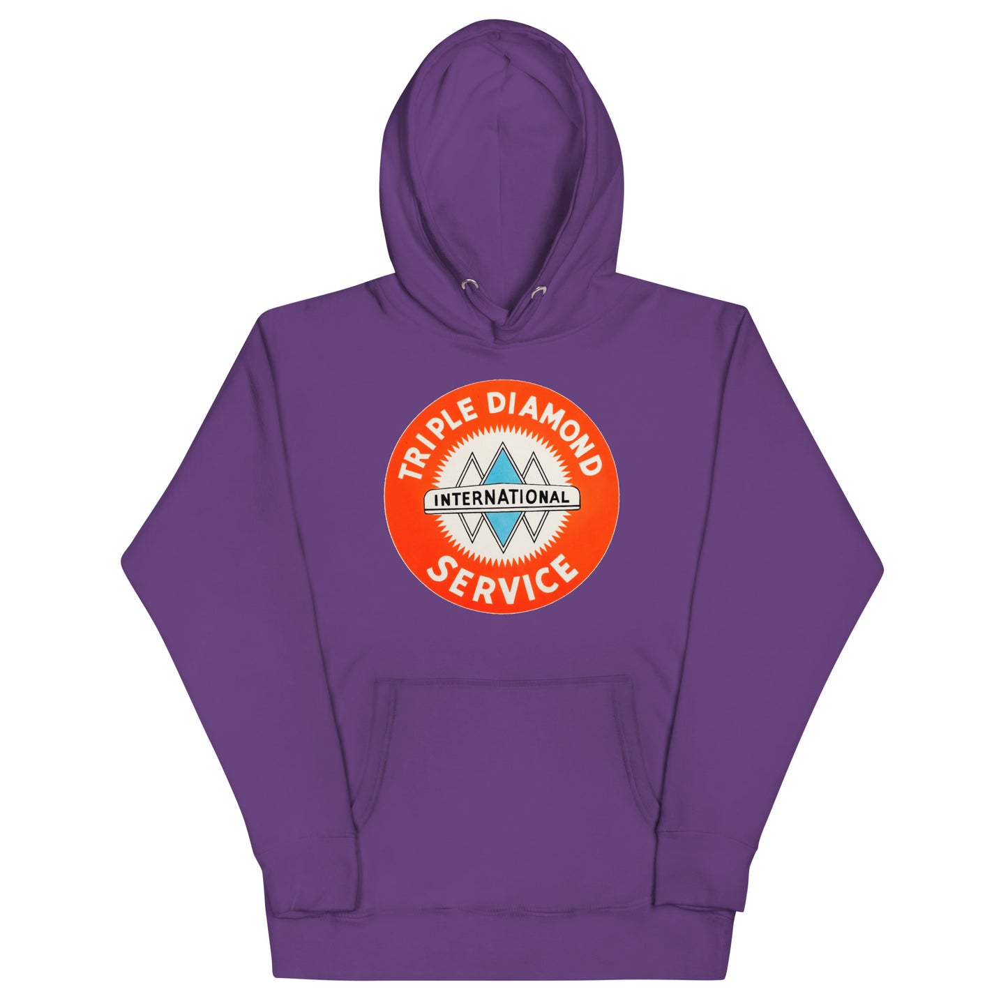 Triple Diamond Service Tin Style Unisex Hoodie